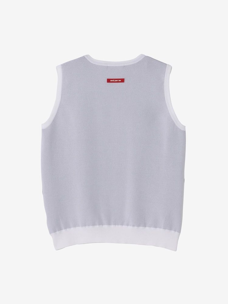 新品未使用【MACHATT】アゼスリーブレスニットベストマチャット