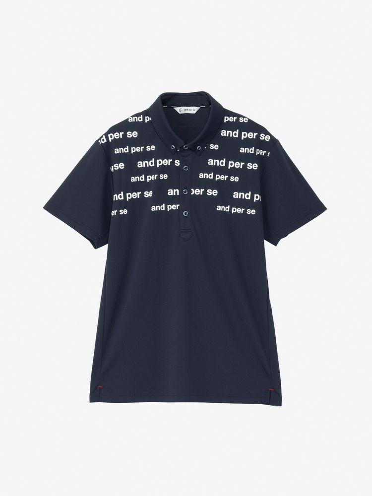 SoCoolUVAハニカム半袖プルオーバーBDシャツ（メンズ）（AMS9634V2 