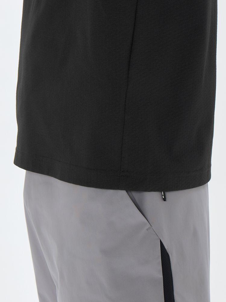 and per se(アンパスィ) ｜＆GOLF シャークドビーH/Sモックネックシャツ（ユニセックス）