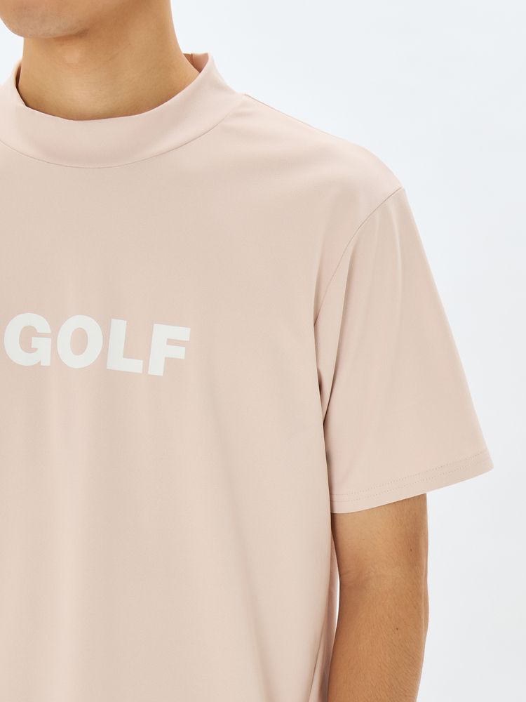 and per se(アンパスィ) ｜＆GOLF レイシャットピケ半袖モックネックシャツ（ユニセックス）