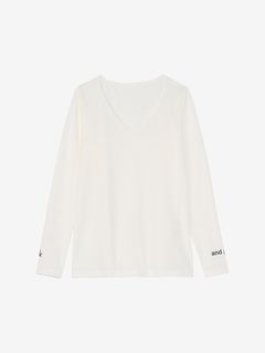 Vネックインナーシャツ(レディース)(AFS6815W5)- and per se Vネックインナーシャツ(レディース)(AFS6815W5)- and per se