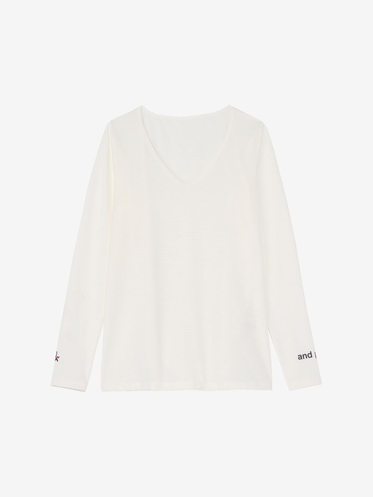 and per se(アンパスィ) ｜Vネックインナーシャツ（レディース）