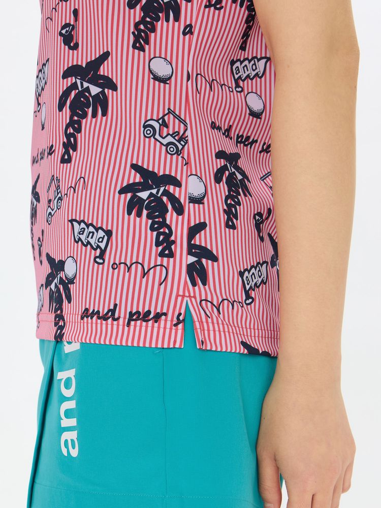 tシャツ ソルケアプリンテッド半袖シャツ（レディース） レディース 公式・アウトレット】ソルケアプリンテッド半袖シャツ