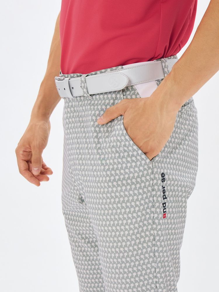 and per se(アンパスィ) ｜プリンテッドスイングドライWクロスパンツ（メンズ）