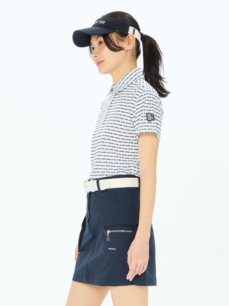 and per se(アンパスィ) ｜スイングドライエアリードット半袖シャツ（レディース）