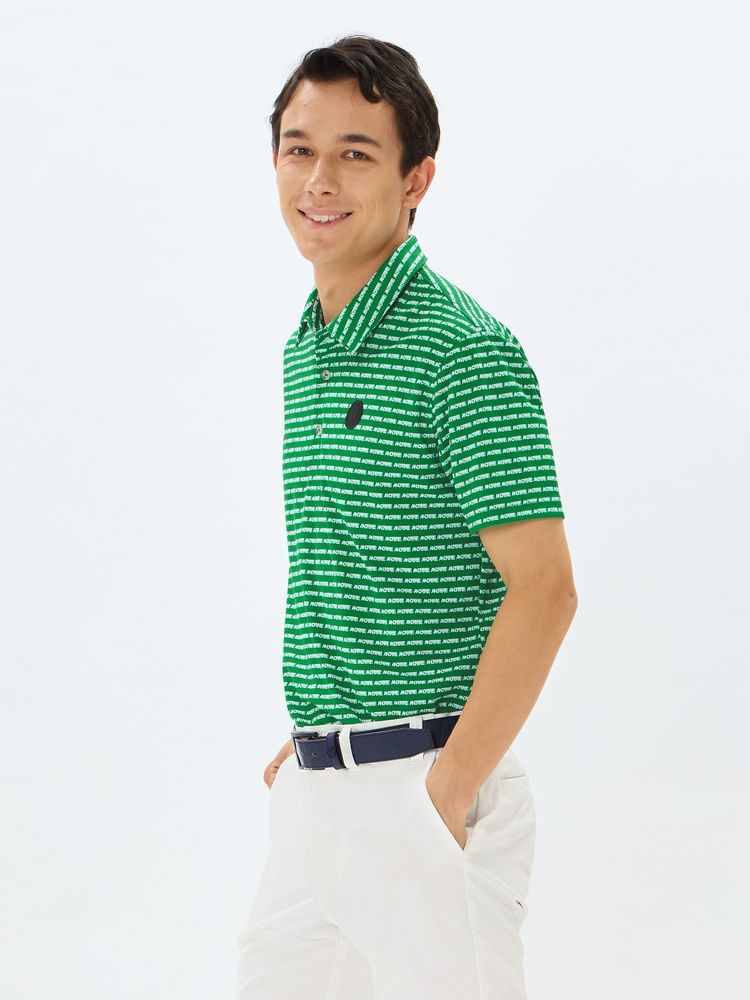 and per se(アンパスィ) ｜スイングドライエアリードット半袖シャツ（メンズ）