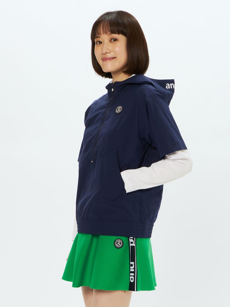 and per se(アンパスィ) ｜エアジャスター切替デザインプルオーバー（レディース）