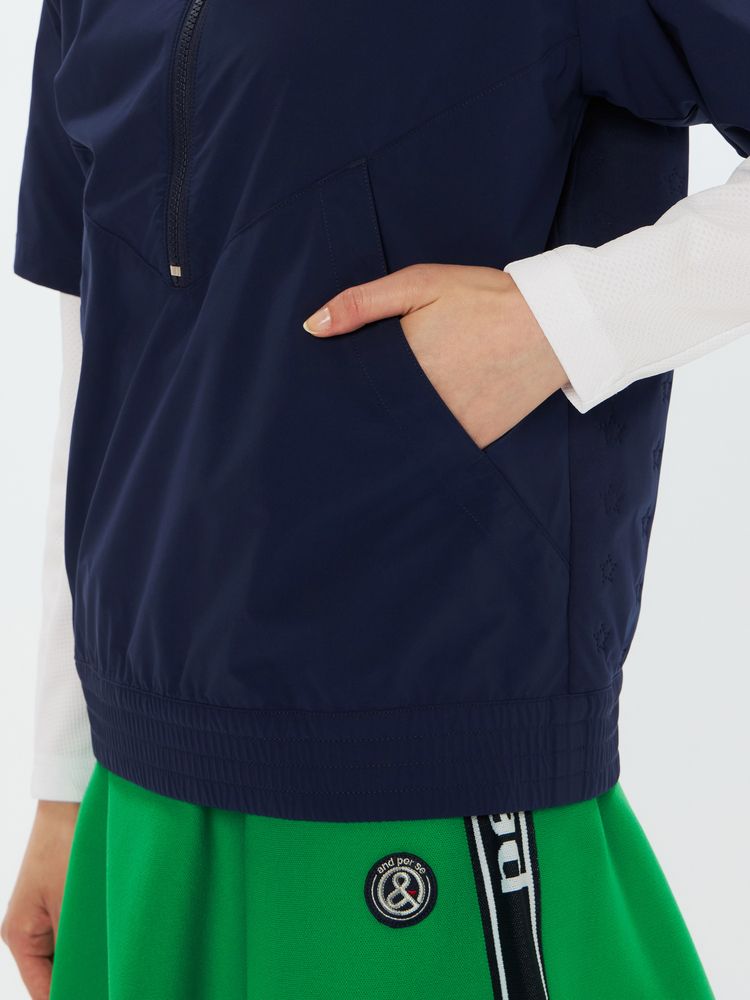 and per se(アンパスィ) ｜エアジャスター切替デザインプルオーバー（レディース）