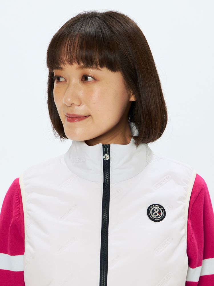 and per se(アンパスィ) ｜エアジャスター中わたベスト（レディース）