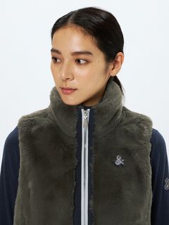 公式】ファー素材ベスト（レディース）｜アンパスィ公式ストア