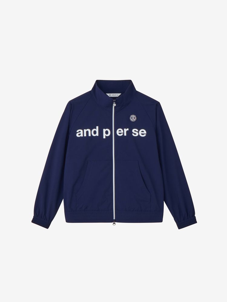 サイズ：L AND PER SE アンパスィ  ジップジャケット ドット ネイビー系 [240101429316] ゴルフウェア レディース ストスト and per se - アンパスィ 公式オンラインストア