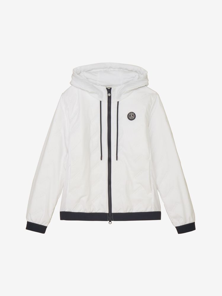 and per se(アンパスィ) ｜エアジャスター中わたフーディーブルゾン（レディース）