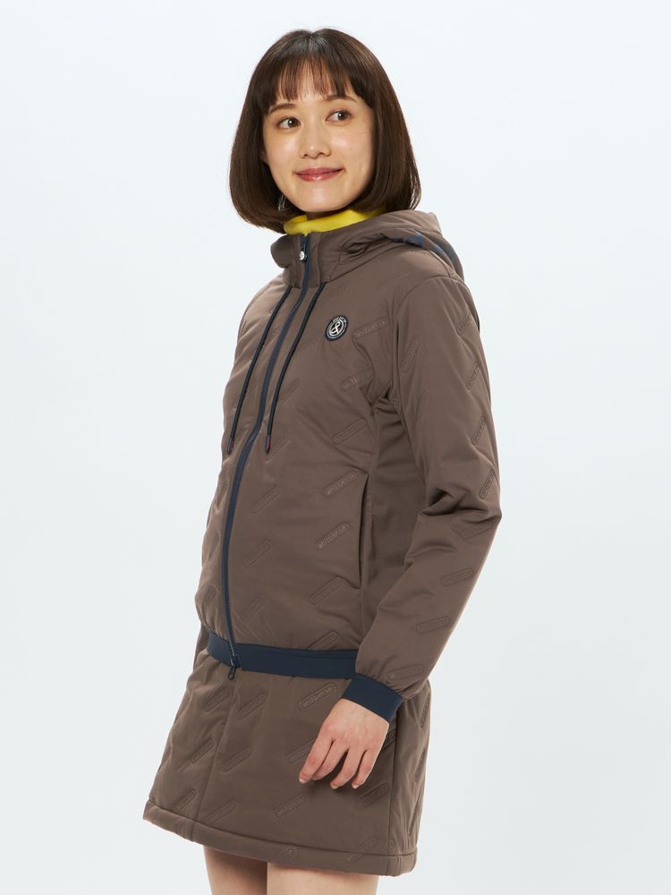 and per se(アンパスィ) ｜エアジャスター中わたフーディーブルゾン（レディース）