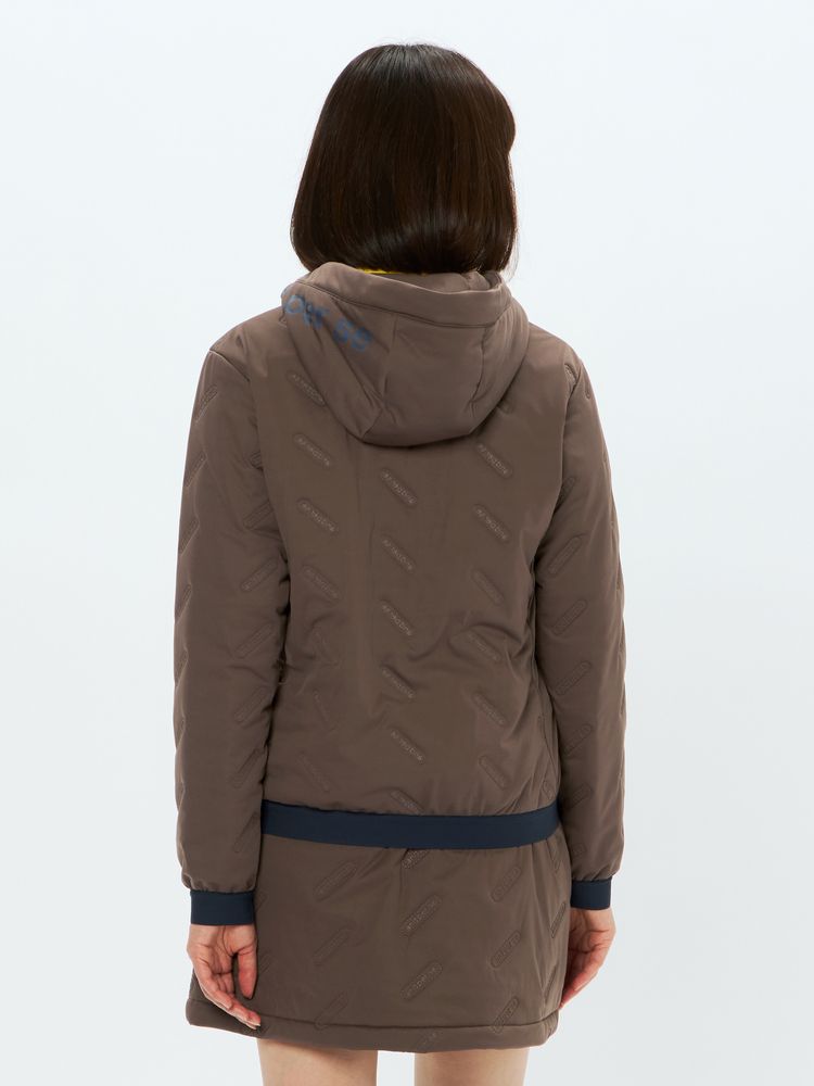 and per se(アンパスィ) ｜エアジャスター中わたフーディーブルゾン（レディース）