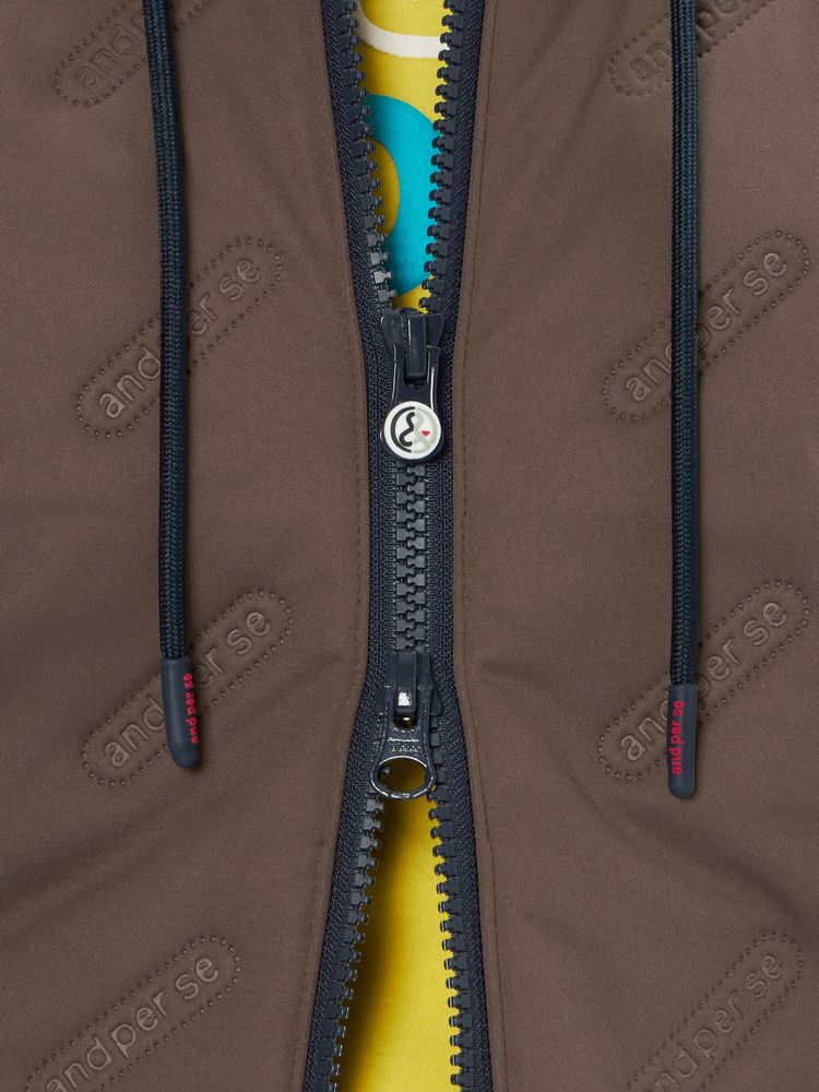 and per se(アンパスィ) ｜エアジャスター中わたフーディーブルゾン（レディース）