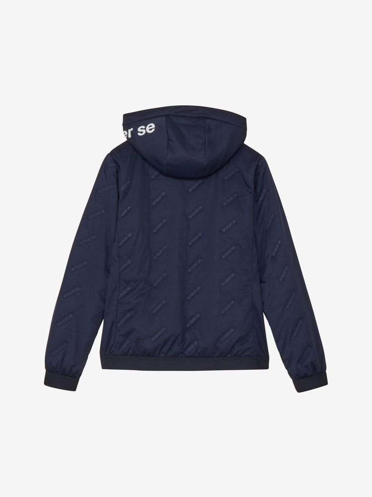 【未使用品】Lafont ラフォン ジャケット ブルー系 S相当 レディース セール】 オーバーサイズ フード付き シャツブルゾン （ブルゾン