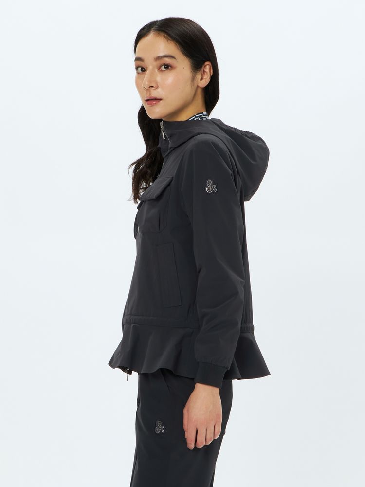 and per se(アンパスィ) ｜ロイカマルチストレッチフーディーブルゾン（レディース）