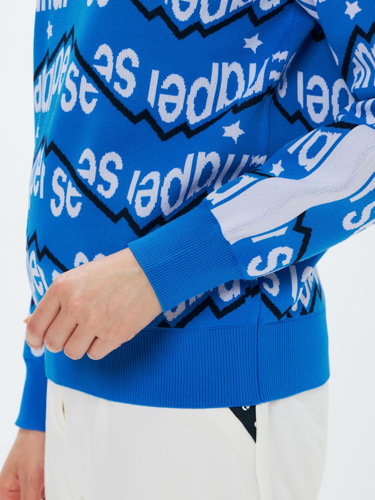 and per se(アンパスィ) ｜アクティブニット ジャカードセーター（レディース）