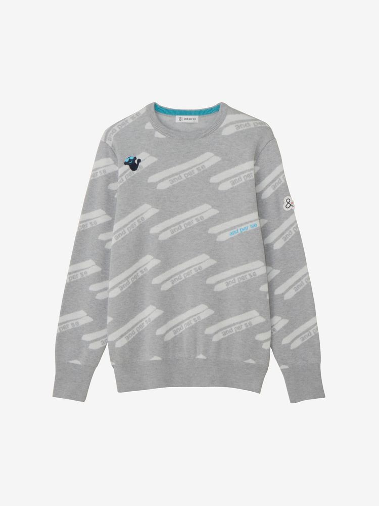 極美品 and per se アンパスィ 防風ニットジャケット Ｌ and per se - アンパスィ 公式オンラインストア