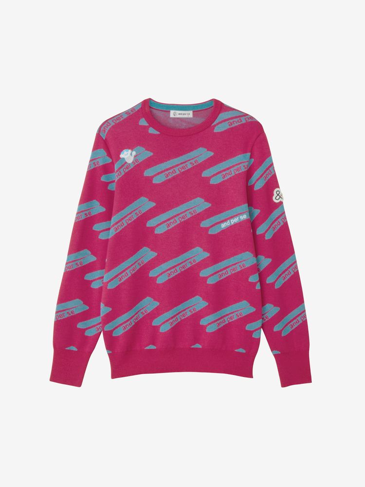 公式】クレアニットジャカードセーター・日本製（レディース