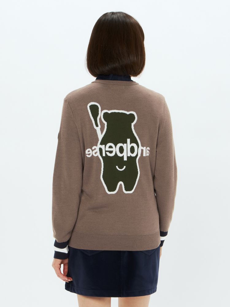 and per se(アンパスィ) ｜クレアニットクルーネックセーター・日本製（レディース）