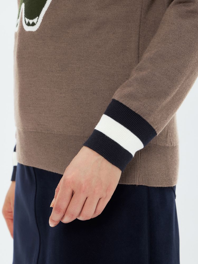 and per se(アンパスィ) ｜クレアニットクルーネックセーター・日本製（レディース）