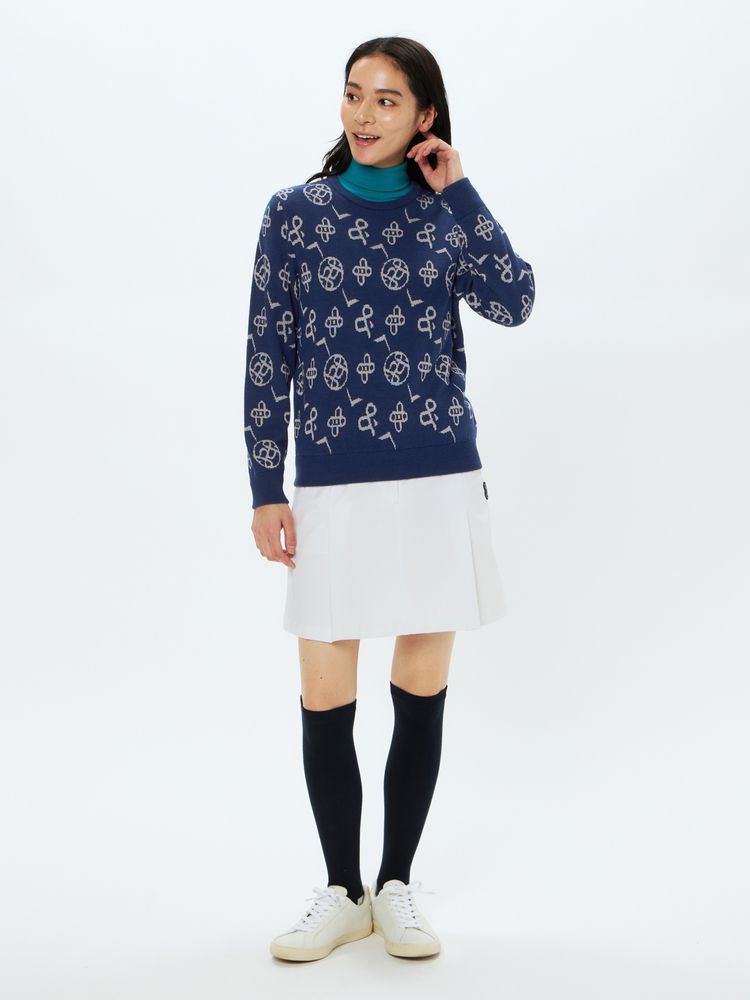 公式】ラムールジャカードニットセーター（レディース