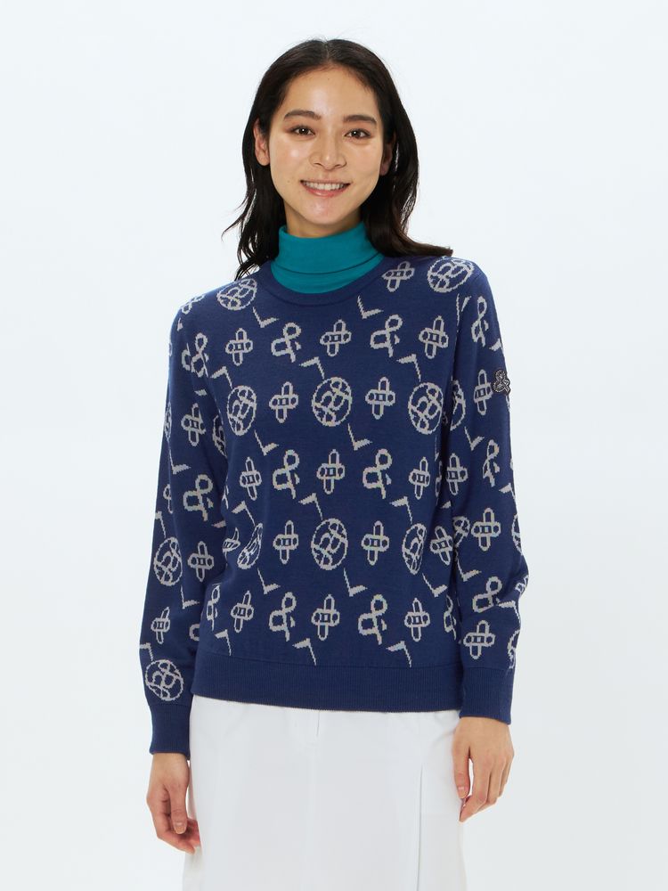 公式】ラムールジャカードニットセーター（レディース