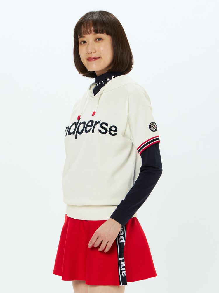 and per se(アンパスィ) ｜アクティブニットハーフスリーブシャツ（レディース）