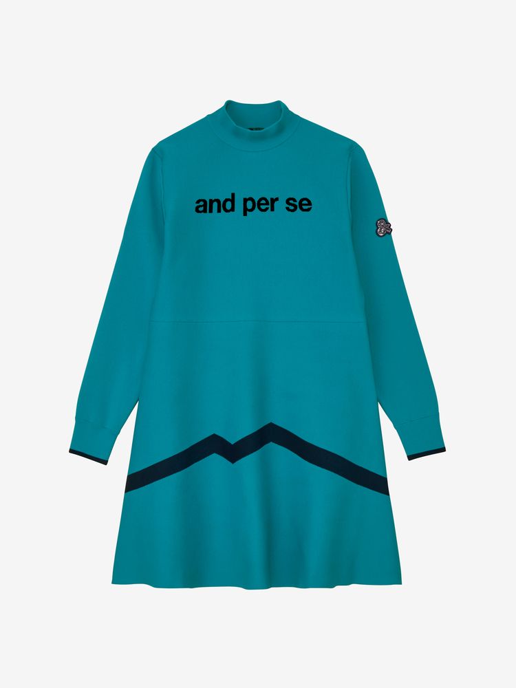 and per se(アンパスィ) ｜ライトハイゲージニットワンピース（レディース）