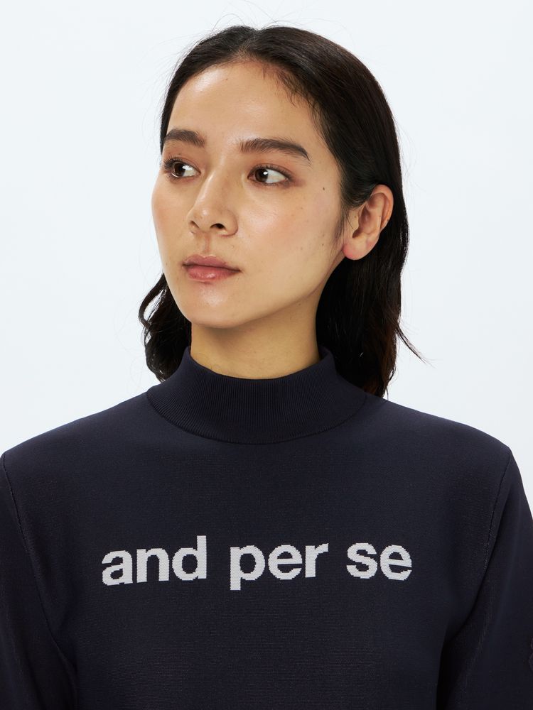 and per se(アンパスィ) ｜ライトハイゲージニットワンピース（レディース）