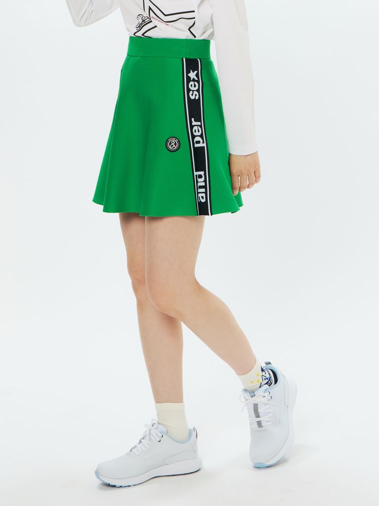 and per se(アンパスィ) ｜アクティブニットスカート（レディース）