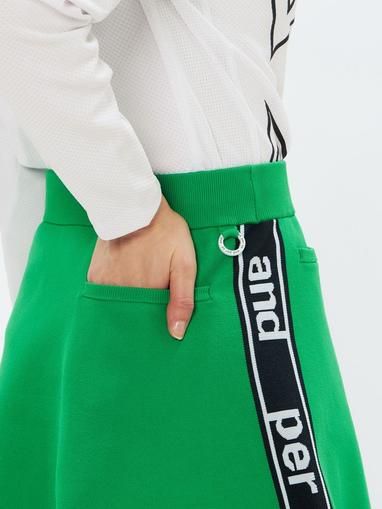 and per se(アンパスィ) ｜アクティブニットスカート（レディース）