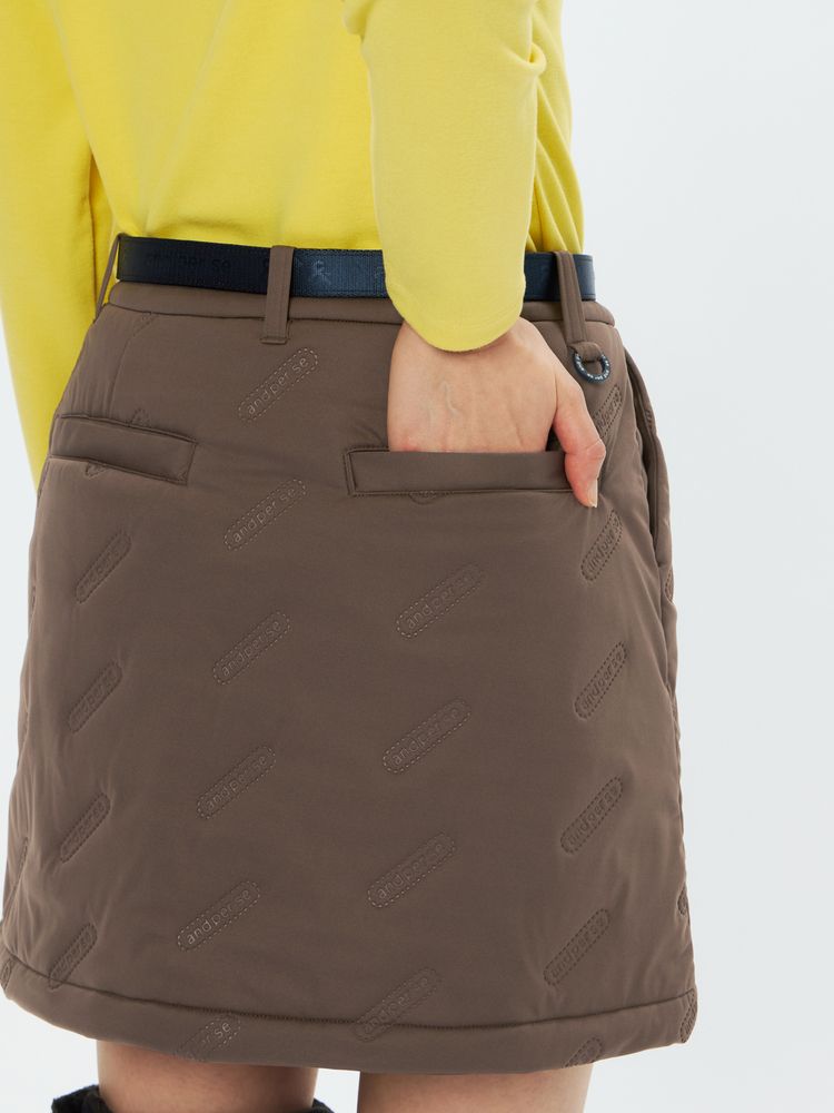 【24時間以内/匿名配送】未使用 アンパスィ レディース 中わた スカート L 24時間以内/匿名配送】未使用 アンパスィ レディース 中わた