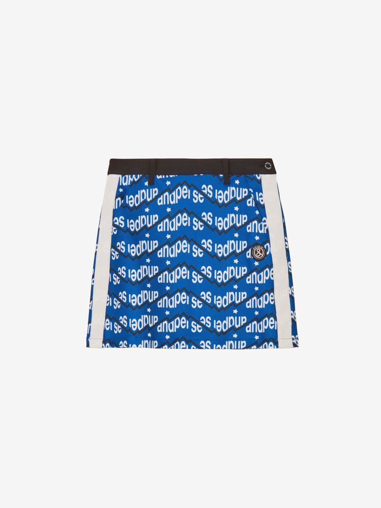 and per se(アンパスィ) ｜ショットスムーザープリンテッドスカート（レディース）