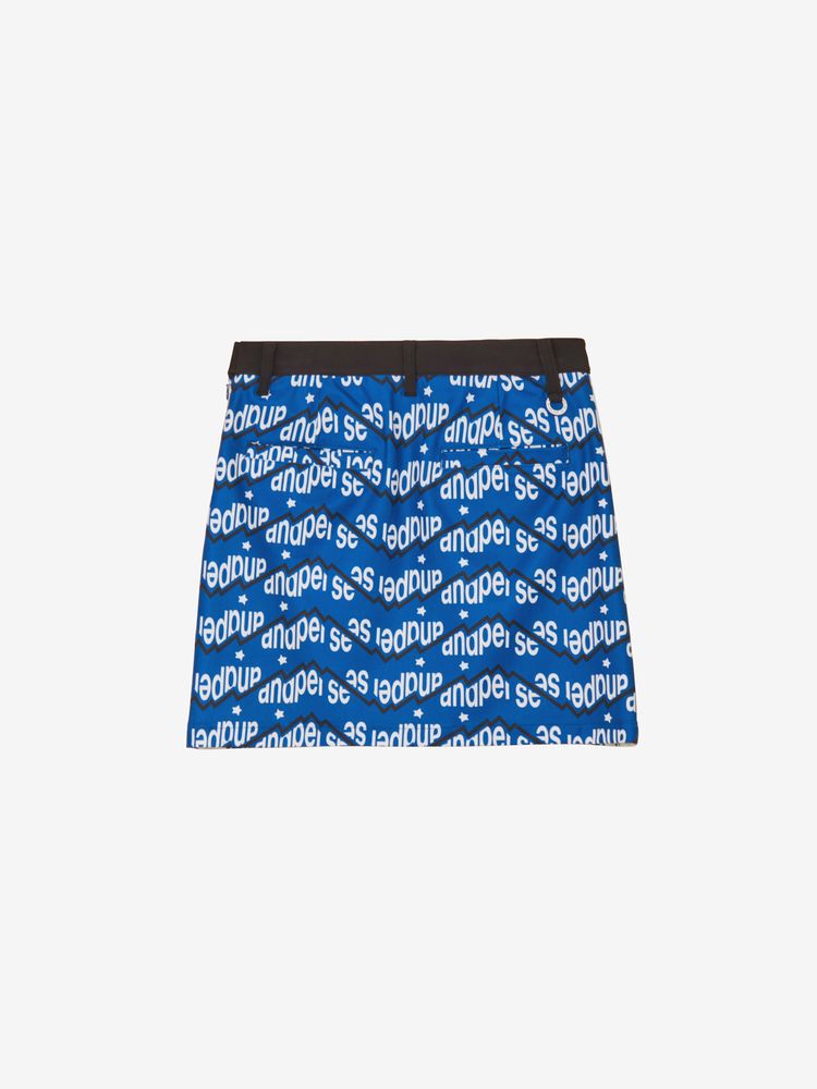 and per se(アンパスィ) ｜ショットスムーザープリンテッドスカート（レディース）