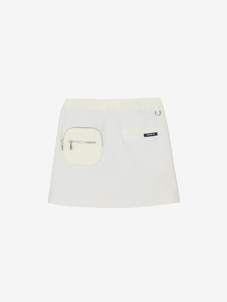 and per se(アンパスィ) ｜クリーンジャージ切替デザインスカート（スカート）