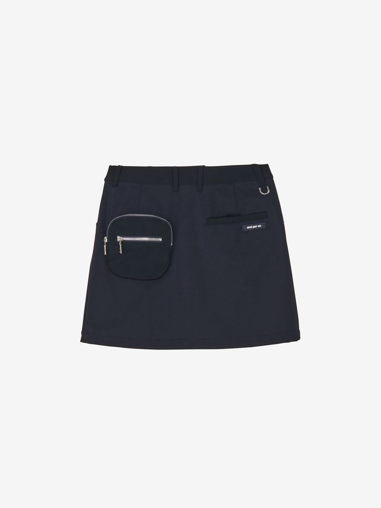 and per se(アンパスィ) ｜クリーンジャージ切替デザインスカート（スカート）