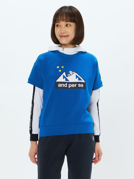 AND PER SE アンパスィ 半袖スウェットスカート　上下セット 楽天市場】セットアップ 2点セット トップス スウェット