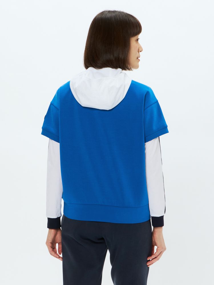 and per se(アンパスィ) ｜ショットスムーザースウェット 半袖プルオーバー（レディース）