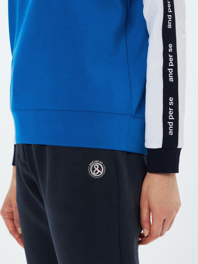 and per se(アンパスィ) ｜ショットスムーザースウェット 半袖プルオーバー（レディース）