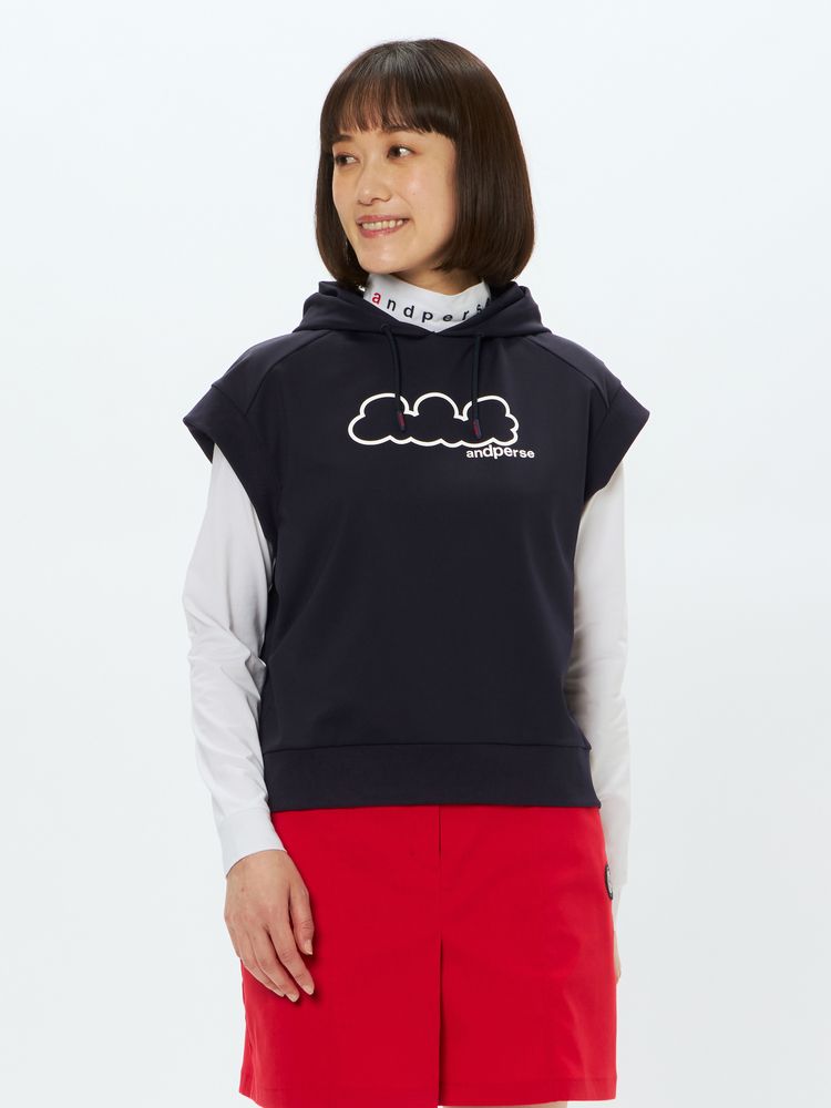 and per se(アンパスィ) ｜エアロスウェット半袖プルオーバー（レディース）