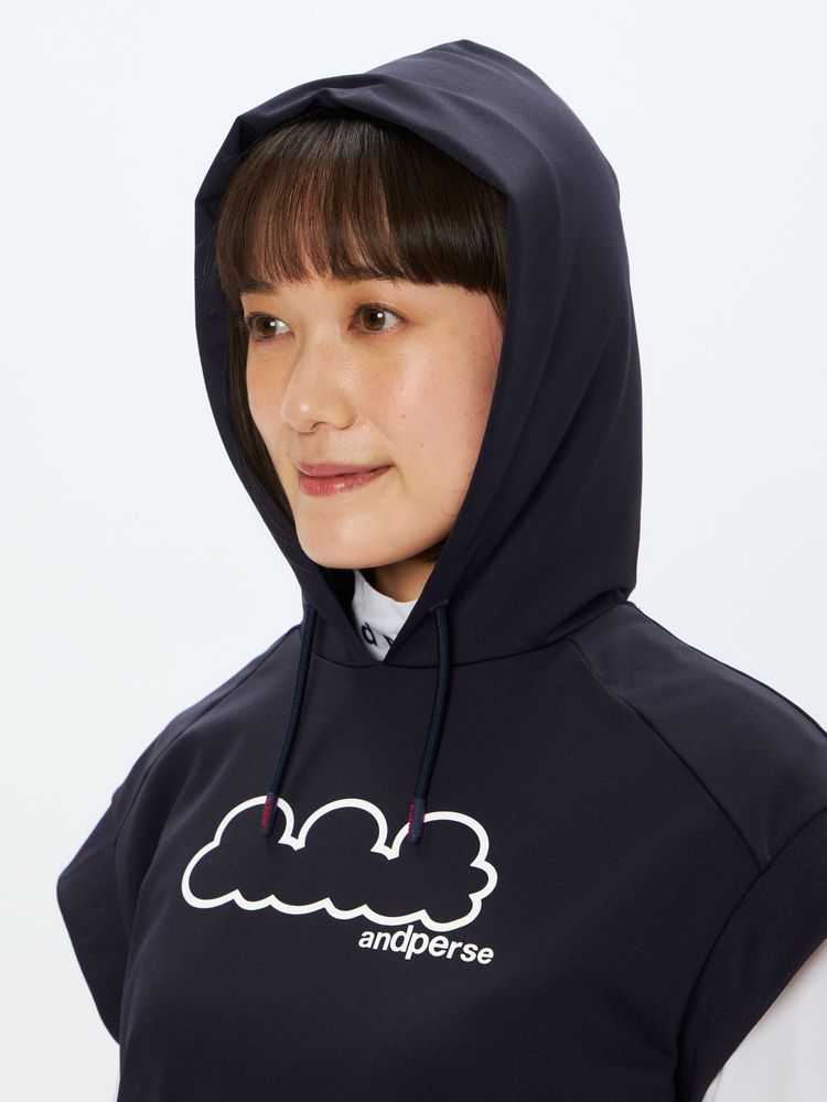 and per se(アンパスィ) ｜エアロスウェット半袖プルオーバー（レディース）