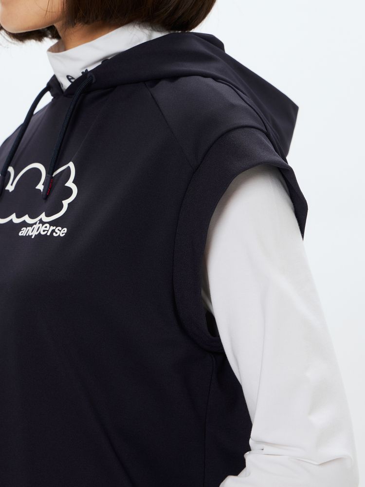 and per se(アンパスィ) ｜エアロスウェット半袖プルオーバー（レディース）