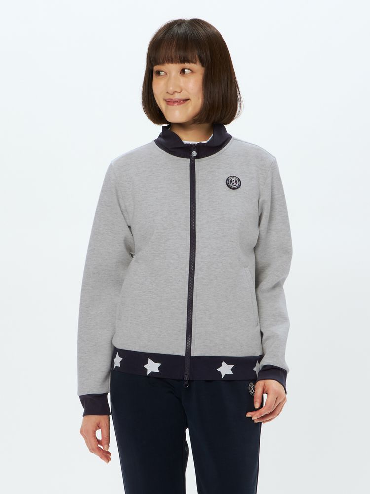 and per se(アンパスィ) ｜ショットスムーザースウェット ブルゾン（レディース）