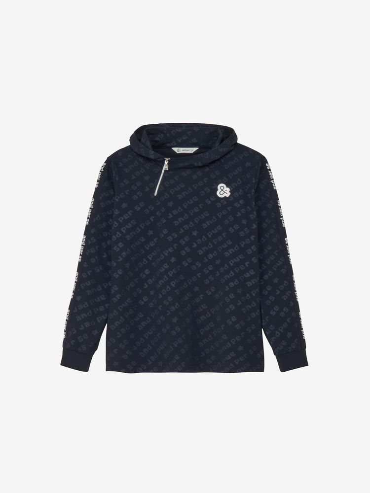 and per se(アンパスィ) ｜スイングドライエンボス長袖フーディーシャツ（レディース）