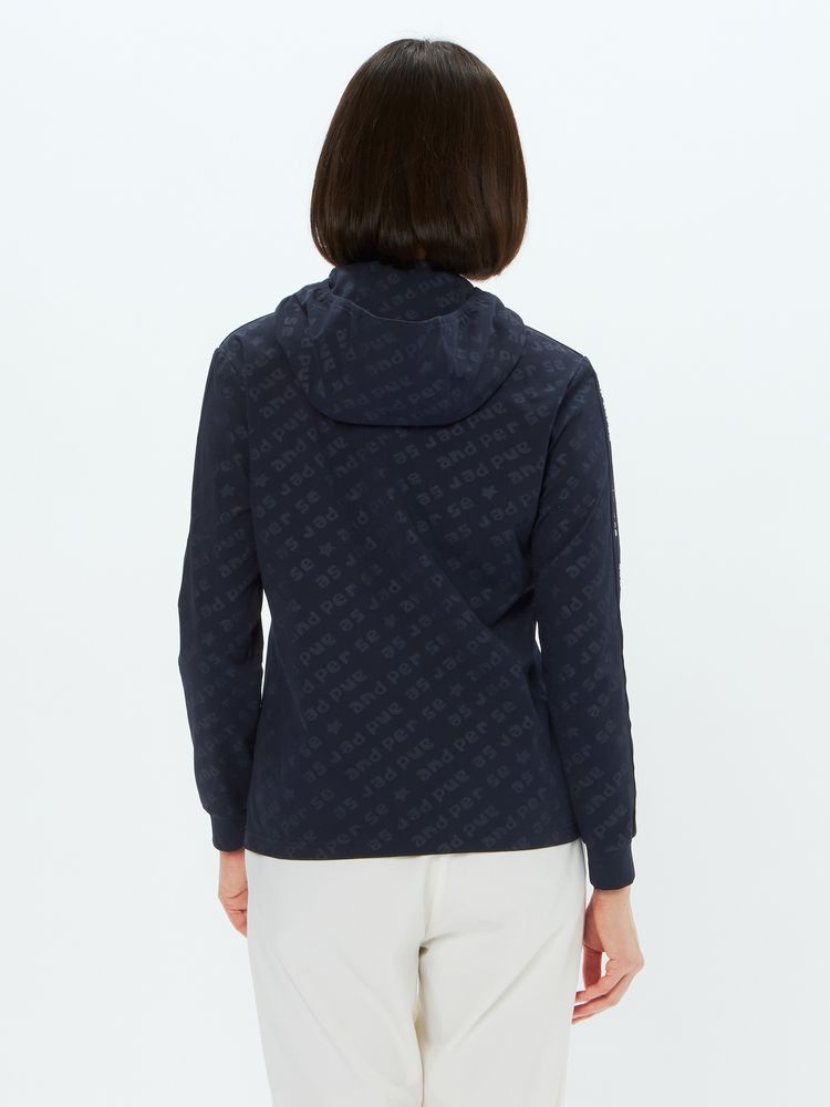 and per se(アンパスィ) ｜スイングドライエンボス長袖フーディーシャツ（レディース）