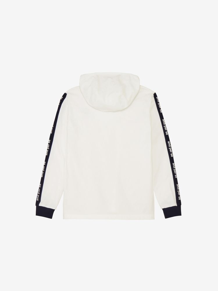 and per se(アンパスィ) ｜スイングドライエンボス長袖フーディーシャツ（レディース）