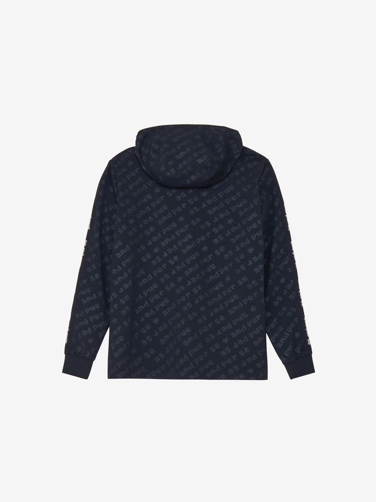 and per se(アンパスィ) ｜スイングドライエンボス長袖フーディーシャツ（レディース）