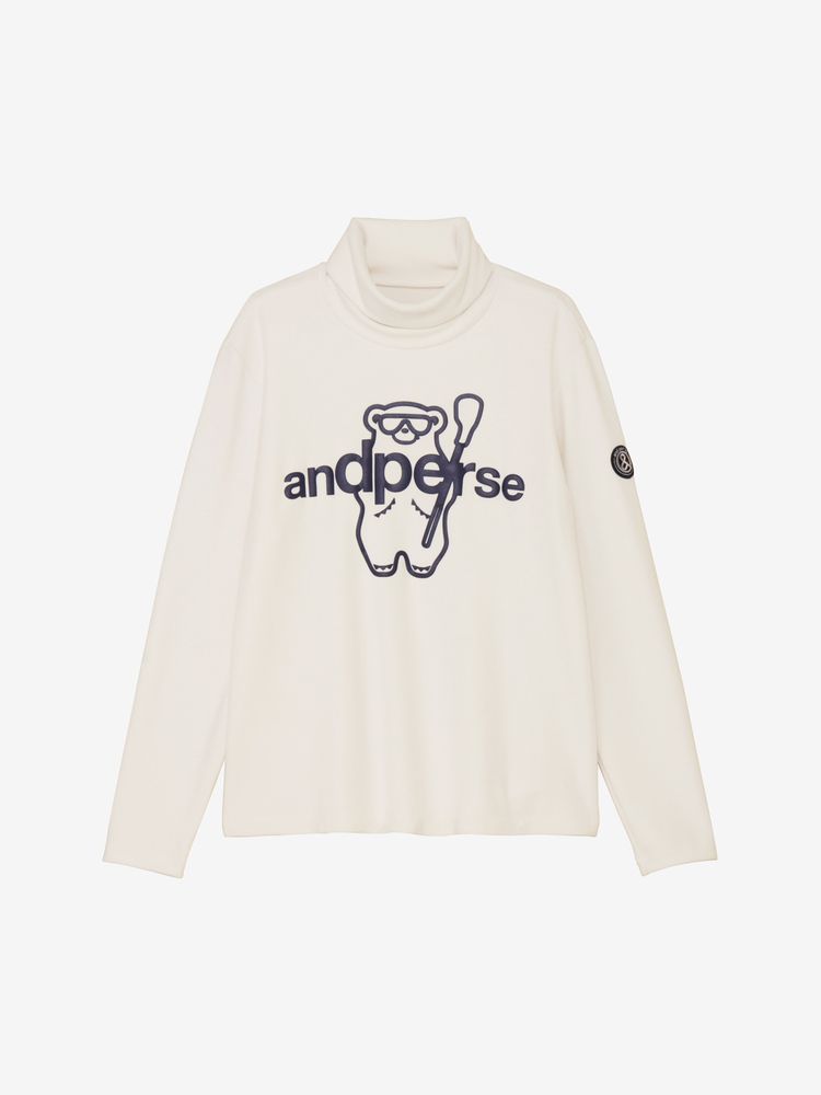 andperse マシュマロスムース ハイネックシャツ（レディース） 公式・アウトレット】マシュマロスムース ハイネックシャツ
